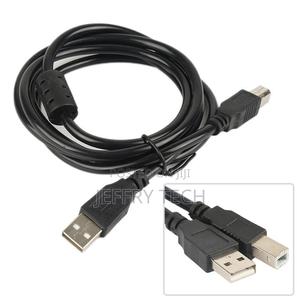 1PC Black USB 2.0 a Male to Down Angle USB B Male Printer Da - thumbnail 2