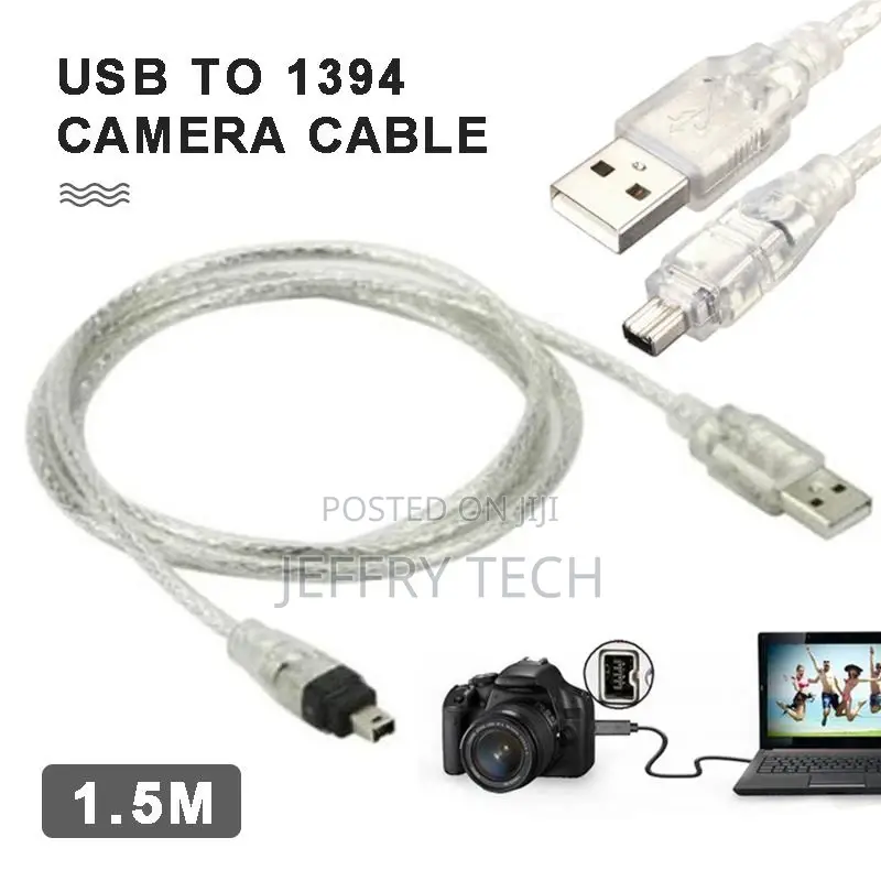 1.5m/5ft USB2.0 Male to 4 Pin IEEE 1394 Male Connector Cable