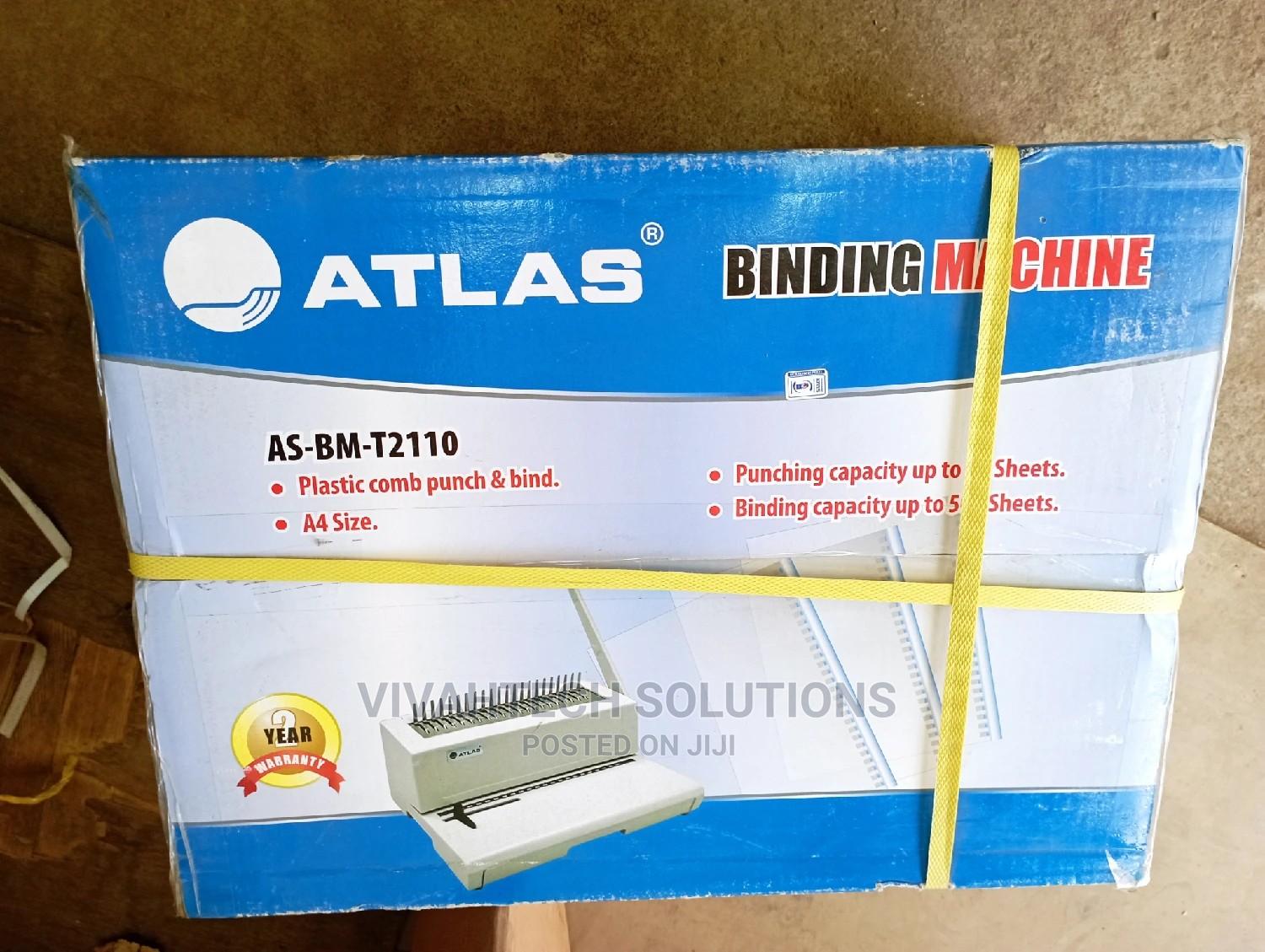 Atlas Binding Machine ASBMT2110 in Nairobi Central Stationery