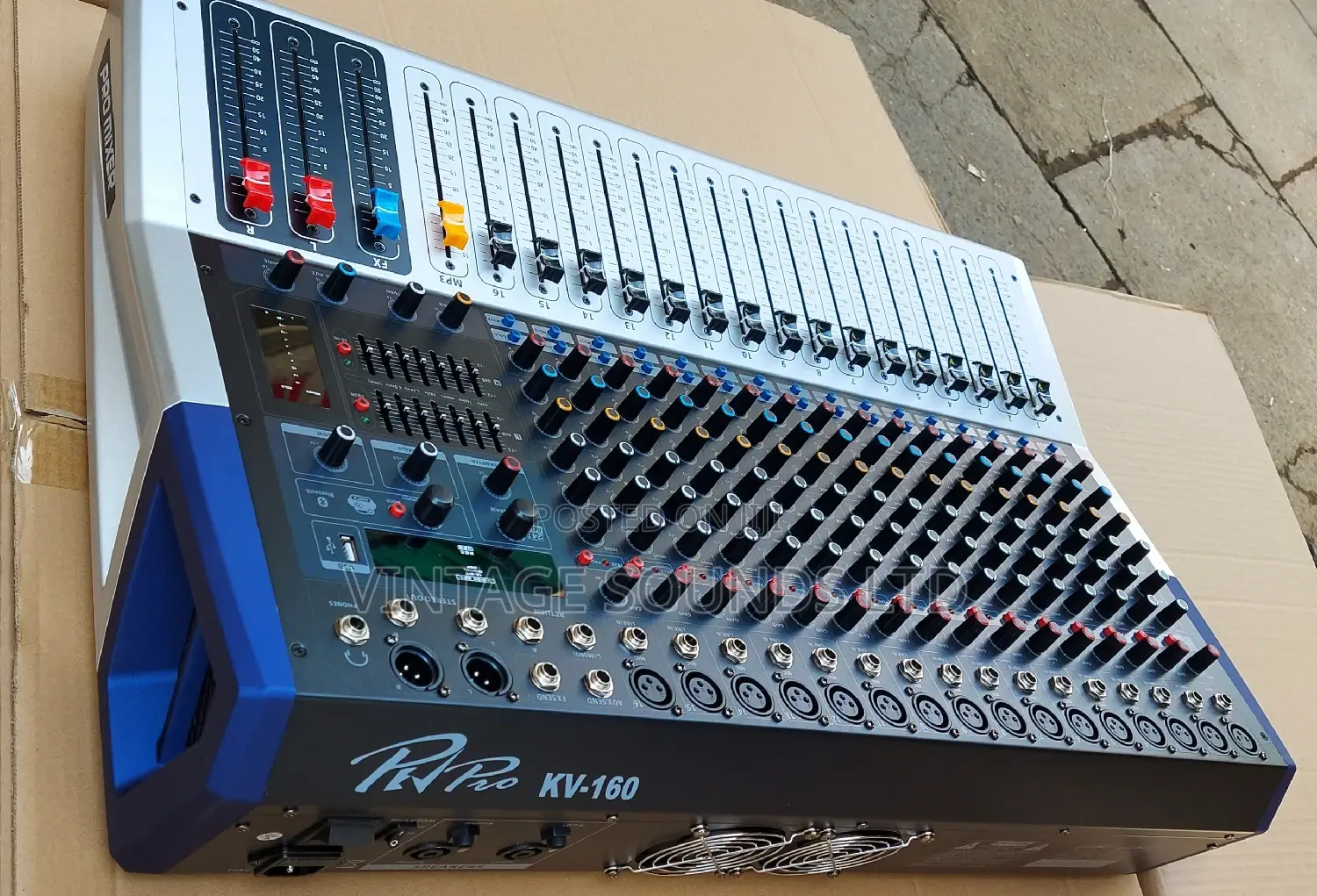 Pev Pro Kv160 16channel Powered Mixer
