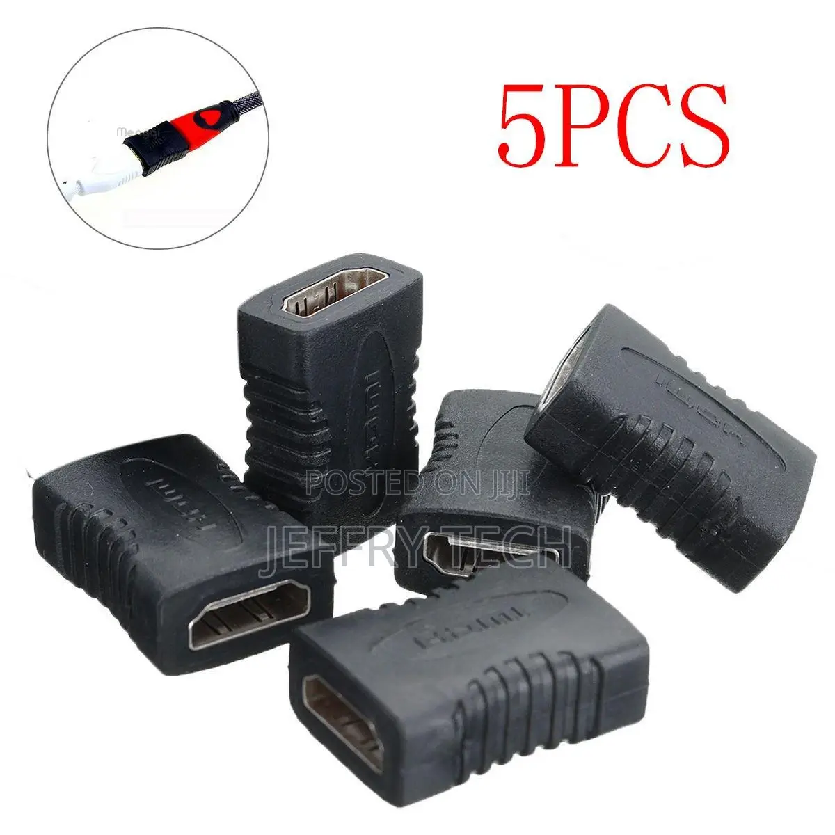 5pcs HDMI Female to Female Extender Coupler Adapter Connecto