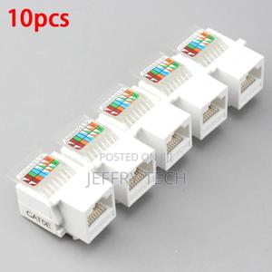 10 Practical Rj45 Cat6 Ethernet Network Trapezoidal Jackcli - thumbnail 2