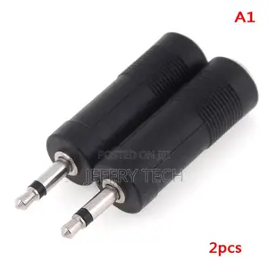 1/8 3.5mm Male Plug to 1/4 6.35mm Female Jack Mono Adapter C