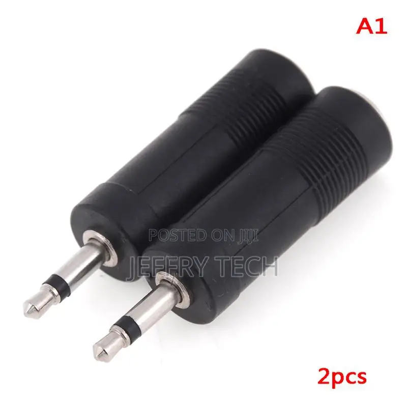 1/8 3.5mm Male Plug to 1/4 6.35mm Female Jack Mono Adapter C