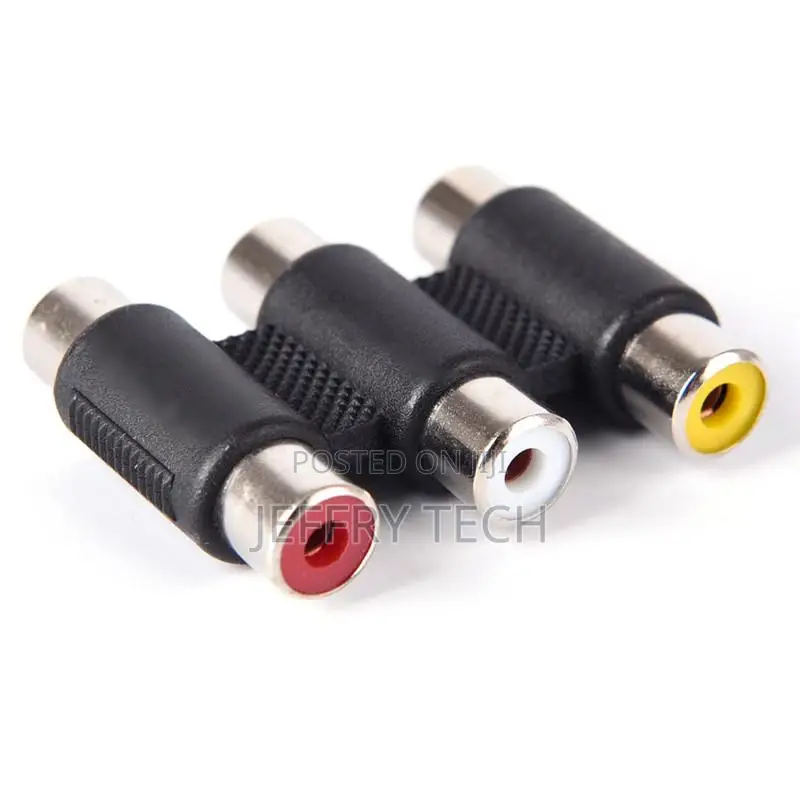 AV Audio Video Female to Female Coupler Adapter Extension Ca
