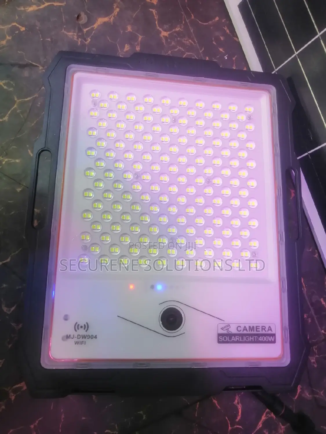 200W MJ-DW902 IP67 Waterproof Solar Flood Light With Cctv