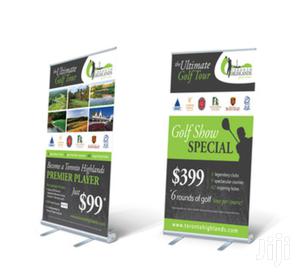 Narrow Base Roll Up Banner Printing