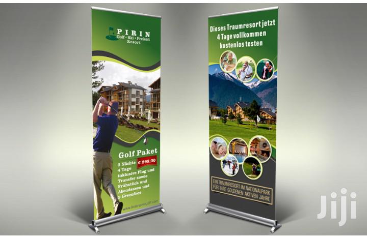 Narrow Base Roll Up Banner