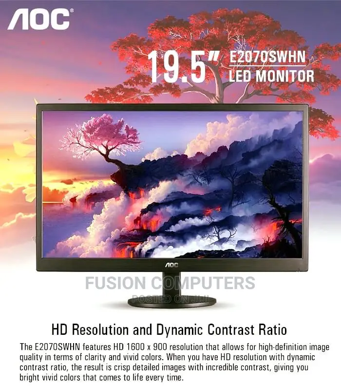 Aoc 19.5-Inch VGA LED Monitor in Nairobi Central - Computer Monitors ...