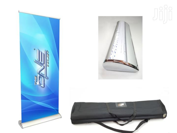 High Quality Broad Base Roll Up Banner Printing Full Color