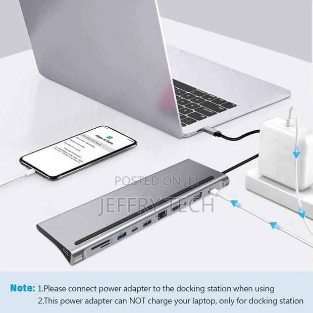 Generic 11 In1 Multiport USB-C Hub Type C to USB 3.1 4K HDMI