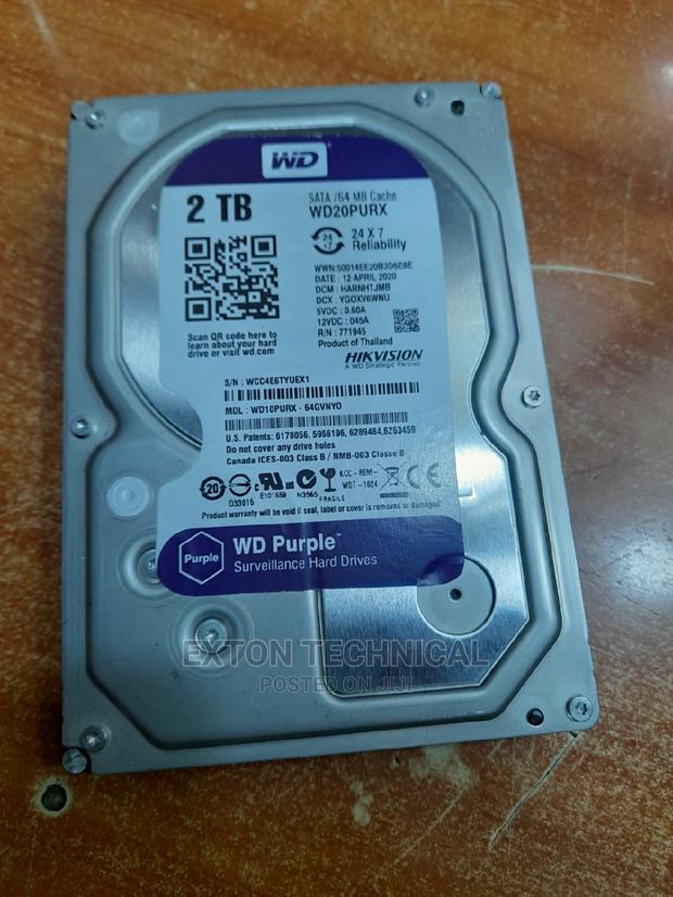 2tb Wd Purple Harddisk - main view