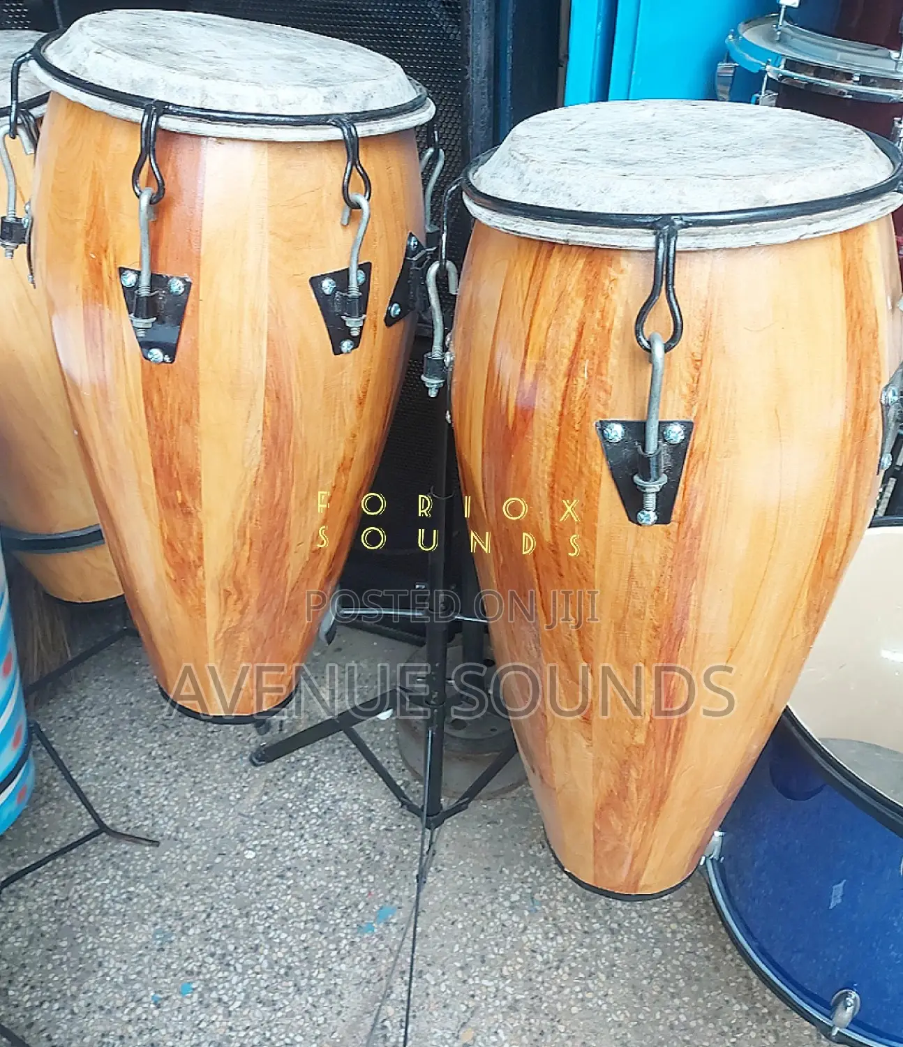 Wooden Conga Drums