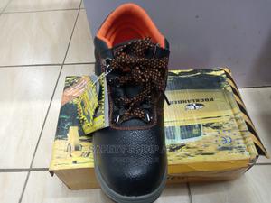 Safety Boots With Strong Leather and Orange Lining - thumbnail 2