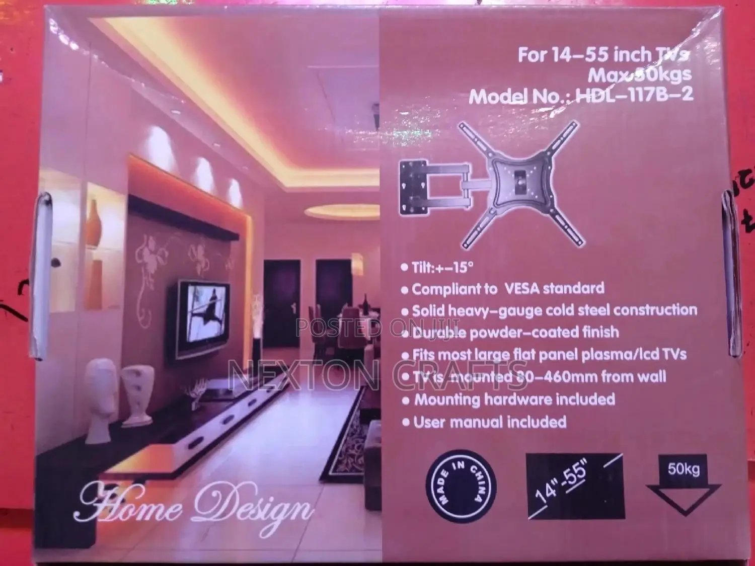 TV Monitor Wall Mount Bracket