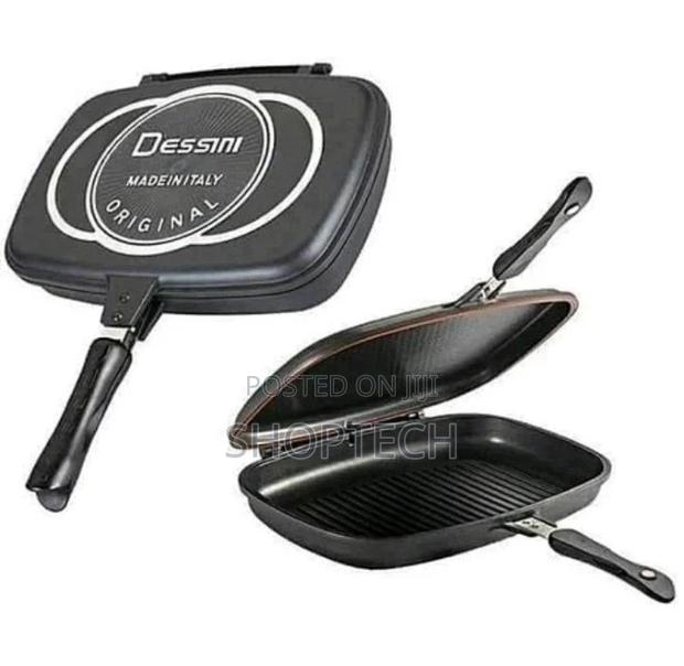 36cm Casting Double Grill Pan - main view