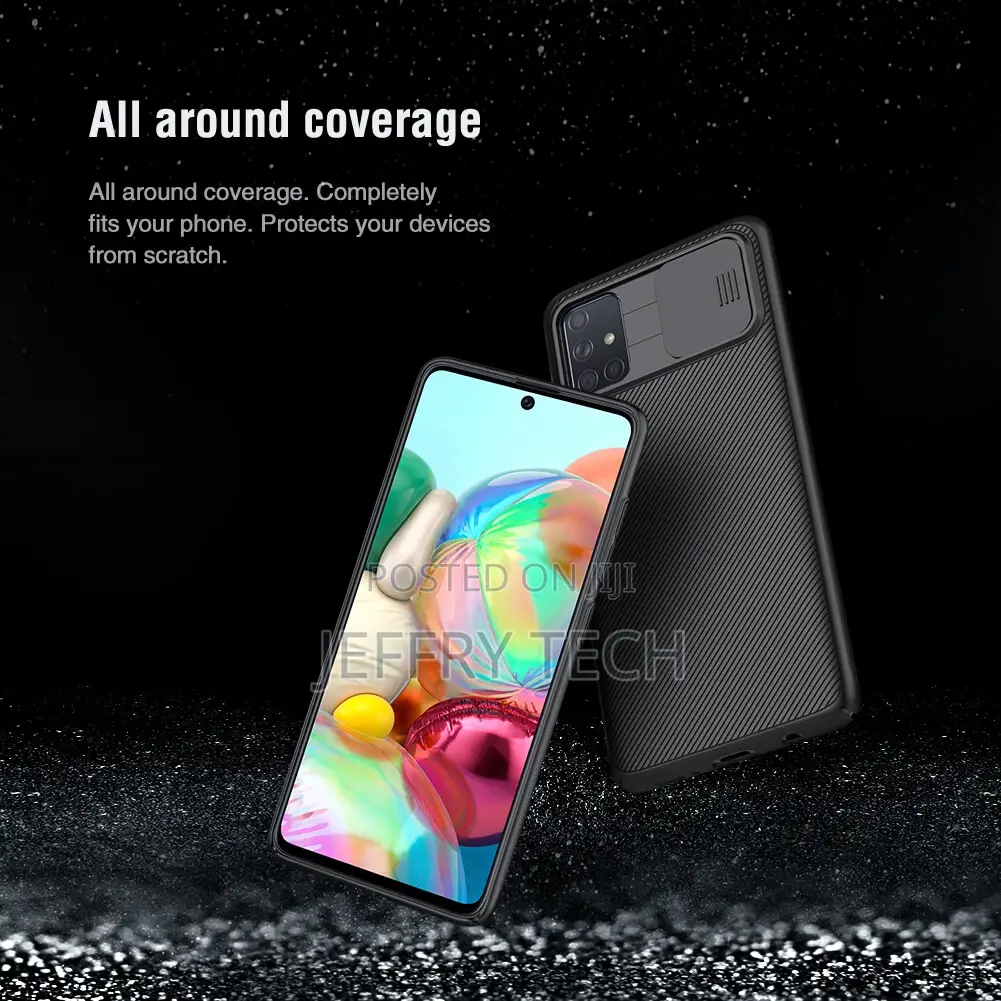 Nillkin Samsung Galaxy A71 Camshield Back Case – Black