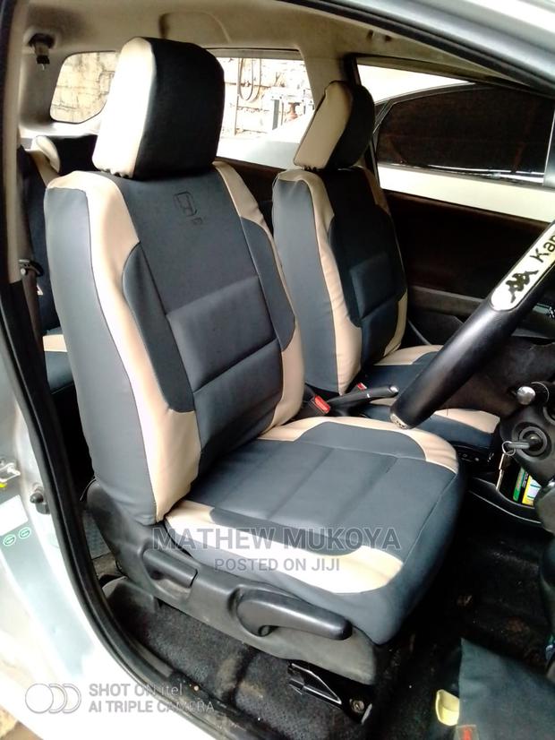 Cream and Dark Grey Car Seat Covers - thumbnail 3