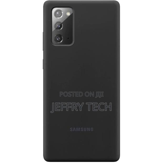 Samsung Silicone Back Case for Note 20 Black - main view