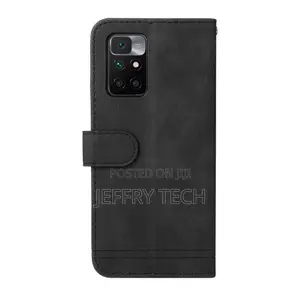 Xiaomi Redmi 10 Leather Case(Black)