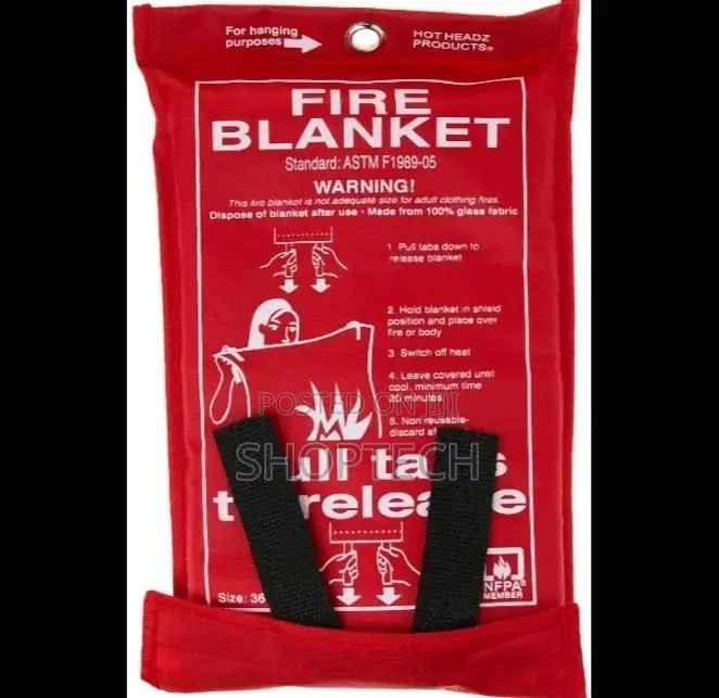 1.8m by 1.8m Fire Blanket.