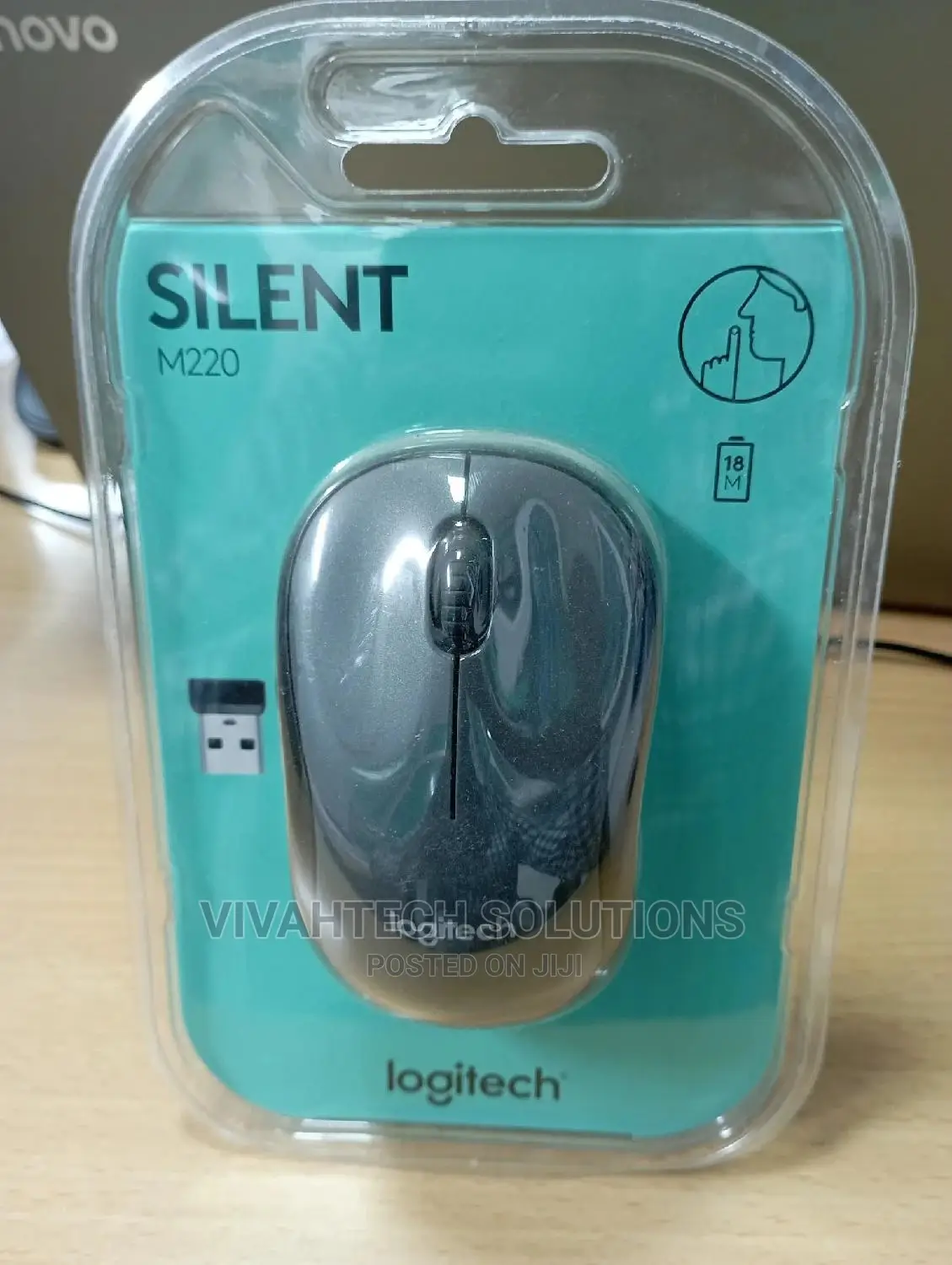 M220 Logitech Silent Wireless Mouse Gray