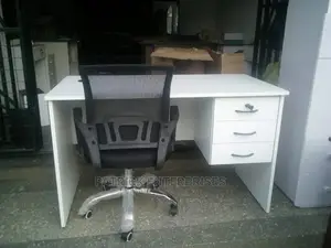 1.2 Metres Office Desk Plus Low Back Secretariat Mesh Chair