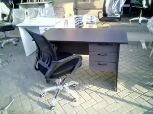 1.2 Metres Office Desk Plus Low Back Secretariat Mesh Chair