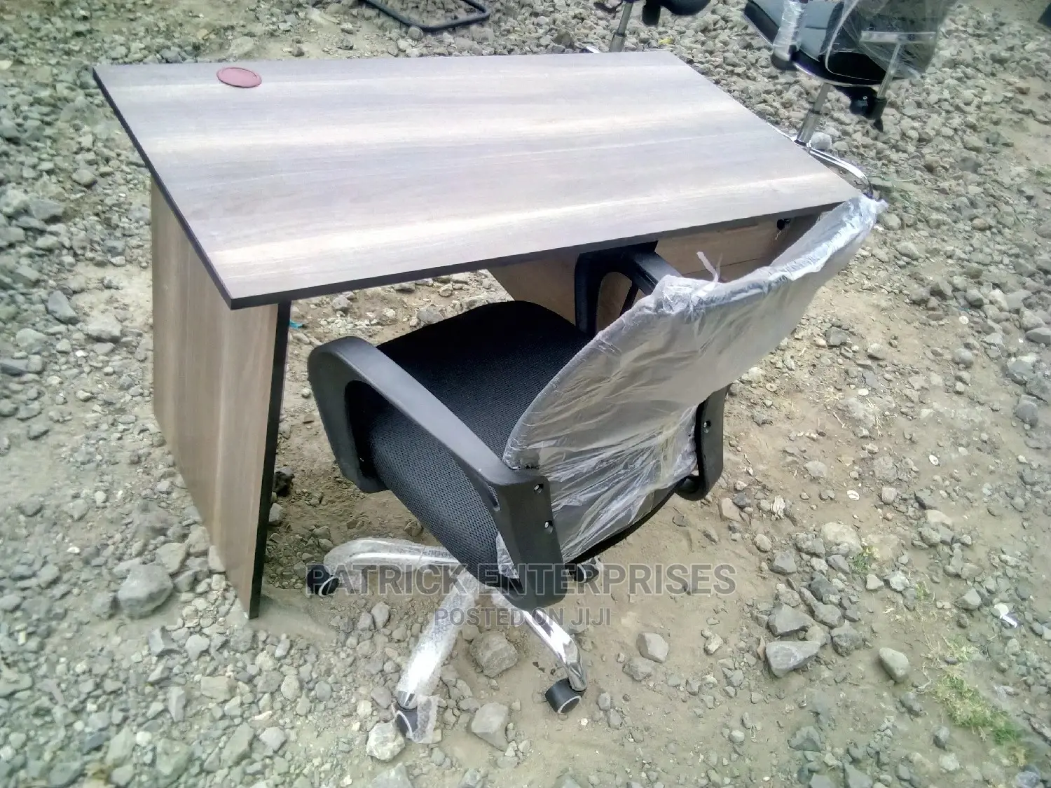 1.2 Metres Office Desk Plus Low Back Secretariat Mesh Chair