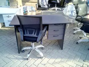 1.2 Metres Office Desk Plus Low Back Secretariat Mesh Chair