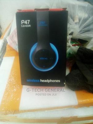 P47 Wireless Headphones-Blue,Black,White and Red - thumbnail 2