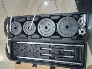 50kg Cast Iron Barbell and Dumbbell Set
