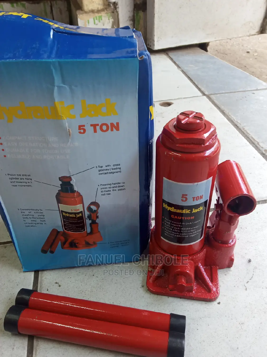 5ton New Bottle Hydraulic Jack in Nairobi Central Vehicle Parts & Accessories, Fanuel Chibole