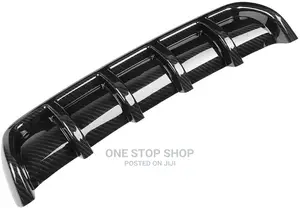Universal Shiny Carbon Black Look Rear Shark Fin Diffuser