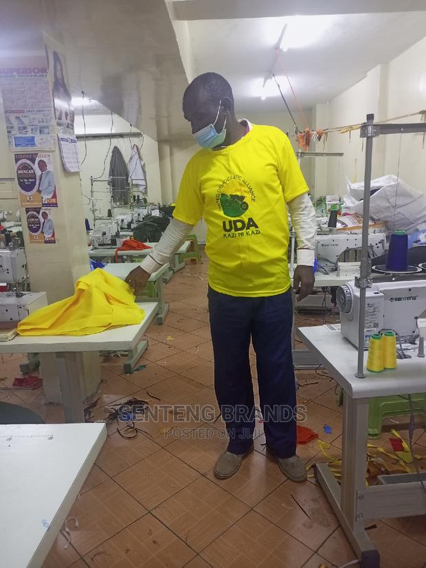 Yellow Campign Polyester Tshirts Good Quality T-Shirts