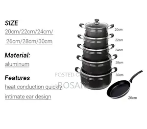 11 Pieces Non Stick Cookware