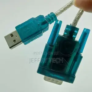 Transparent Usb 2.0 to RS232 DB9 Serial Converter Data Adapt