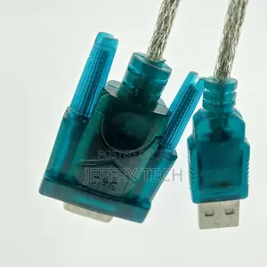 Transparent Usb 2.0 to RS232 DB9 Serial Converter Data Adapt