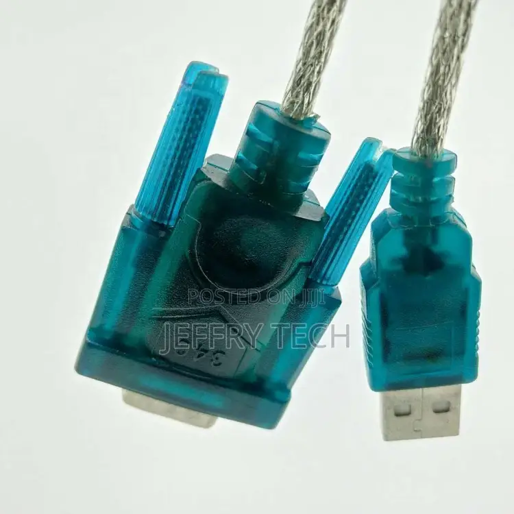 Transparent Usb 2.0 to RS232 DB9 Serial Converter Data Adapt