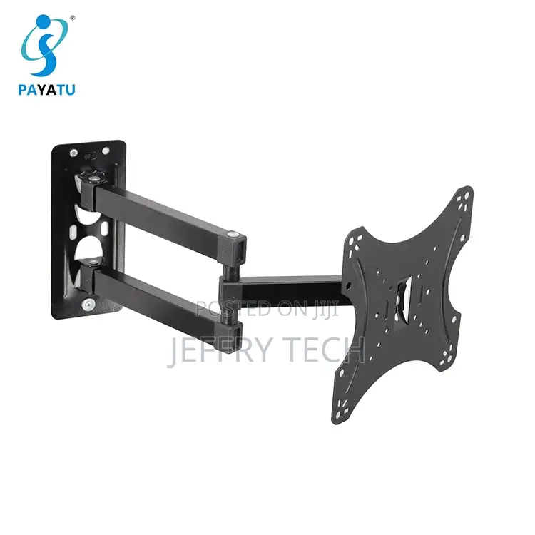 Double Arm Tilting Swivel Mounting Bracket TV Wall Mount For
