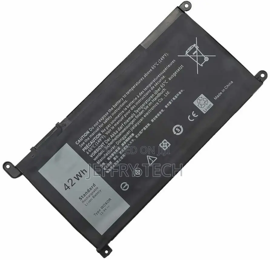 Laptop Battery for Dell WDX0R Battery 0WDX0R 3CRH3 P69G001