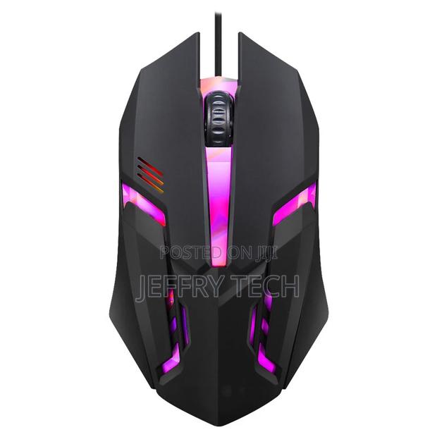 Backlit Wired USB Desktop Optical Gaming Mouse