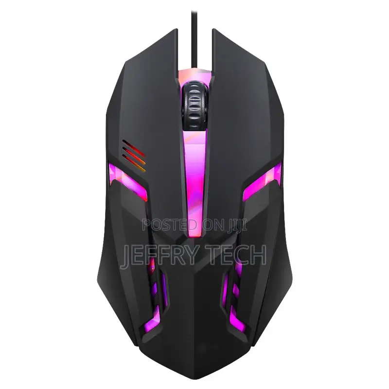 Backlit Wired USB Desktop Optical Gaming Mouse