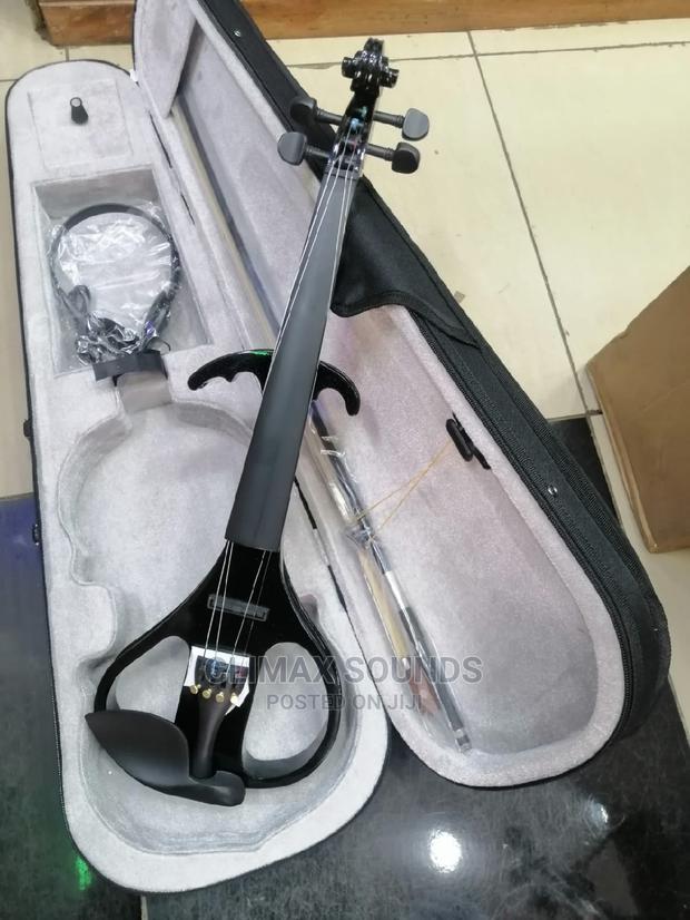 Electric Violin Black - main view
