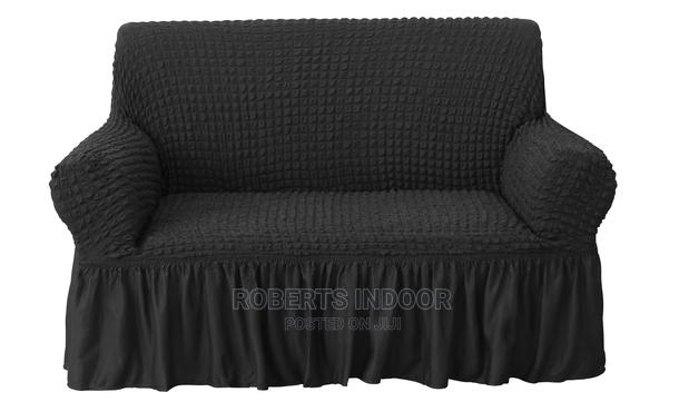 7sitter Dark Brown Turkish Sofa Cover