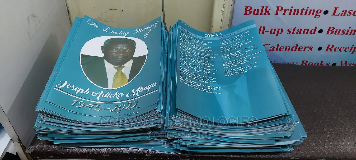 2022 Offer on Funeral Printing
