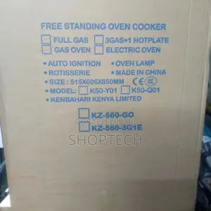 Nunix 3GAS + 1 Electric Plate Gas Stove Cooker.