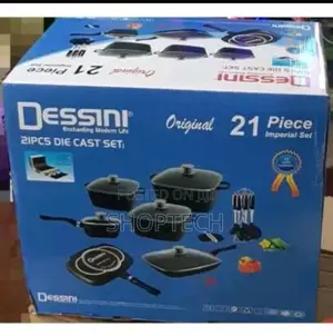 21 PC Square Dessini Cookware Set