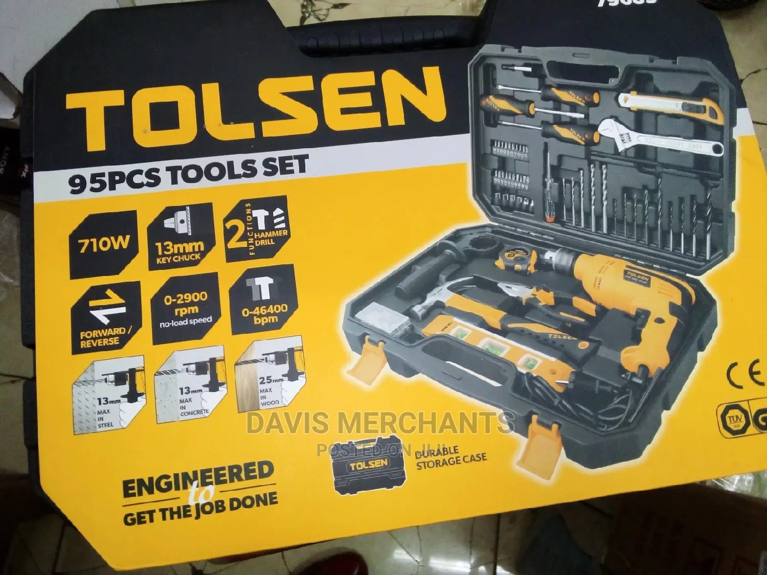 Brand New Tolsen Tool Kit With a Drill