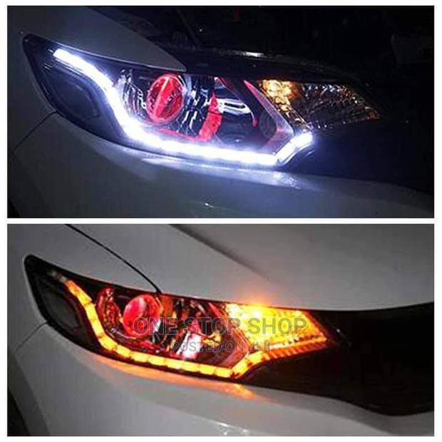2pcs Flexible Crystal Led DRL Turnal Signal Flow Lamp